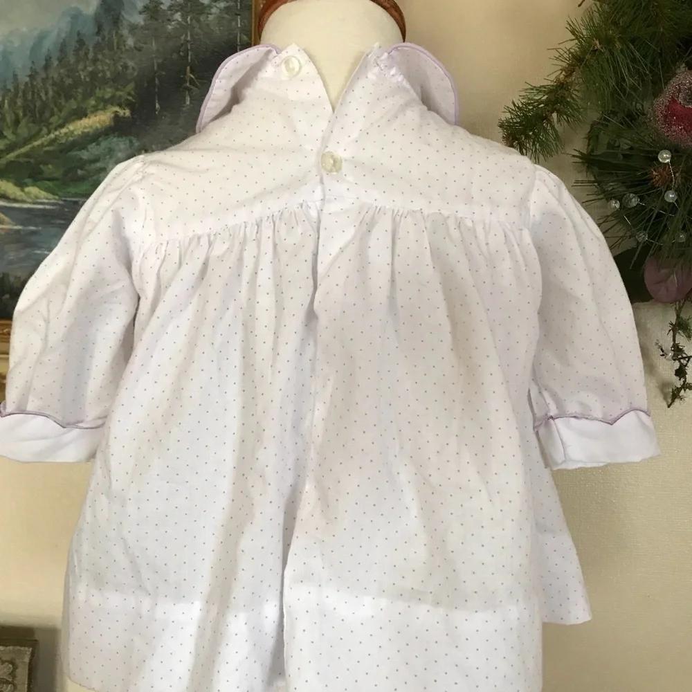Rare VTG 1960’s Baby Plum Peter Pan Collar Dress